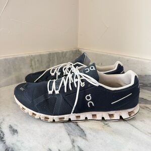 On Cloud Running Men's Navy Blue Athletic Shoes